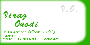 virag onodi business card